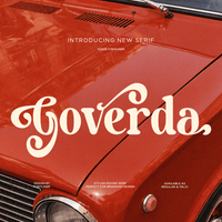 Vintage Decorative Serif Font - Goverda