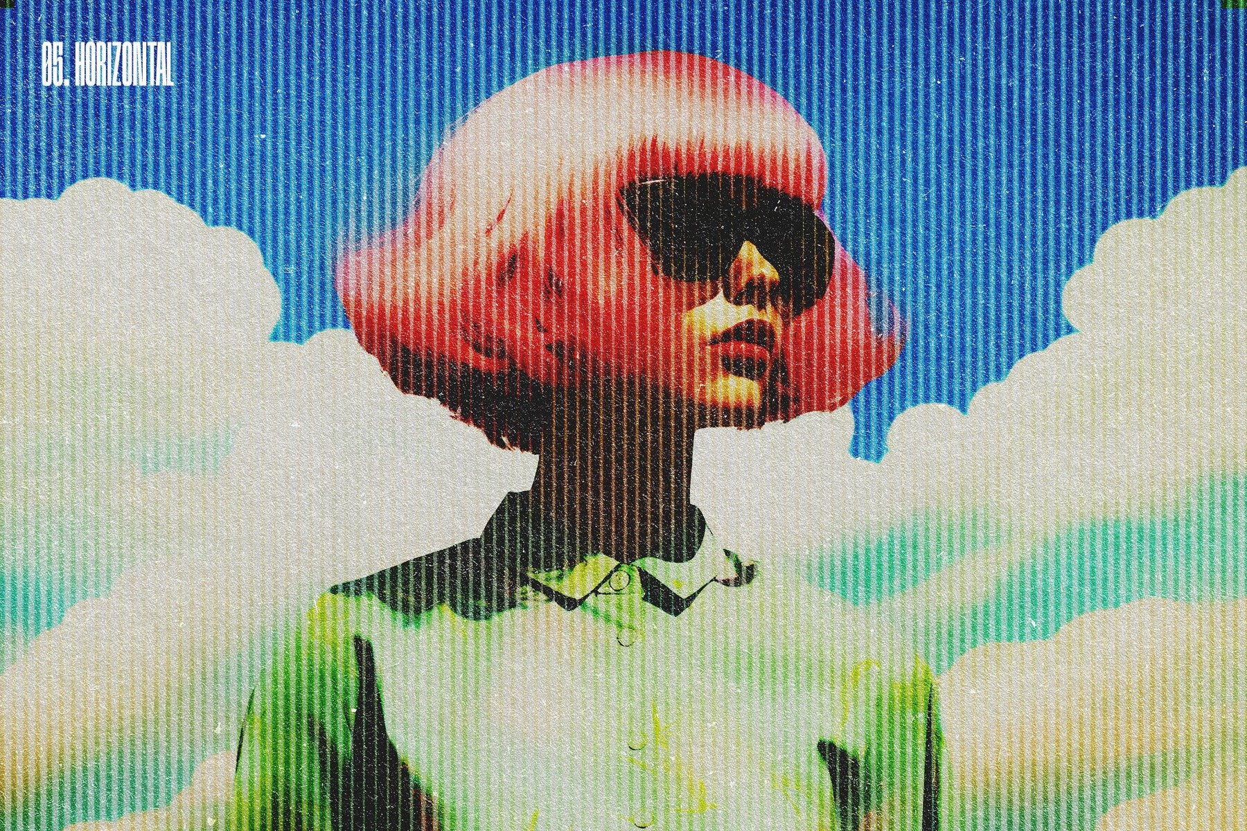 Vintage Halftone Photo Effect