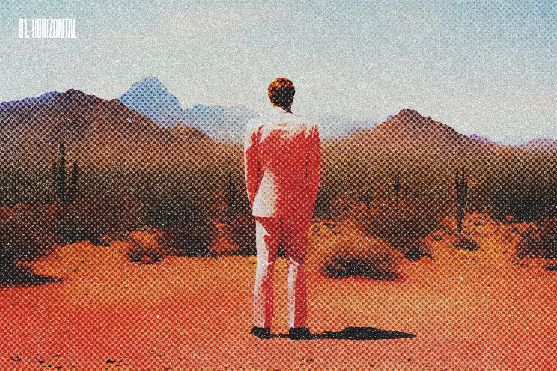 Vintage Halftone Photo Effect