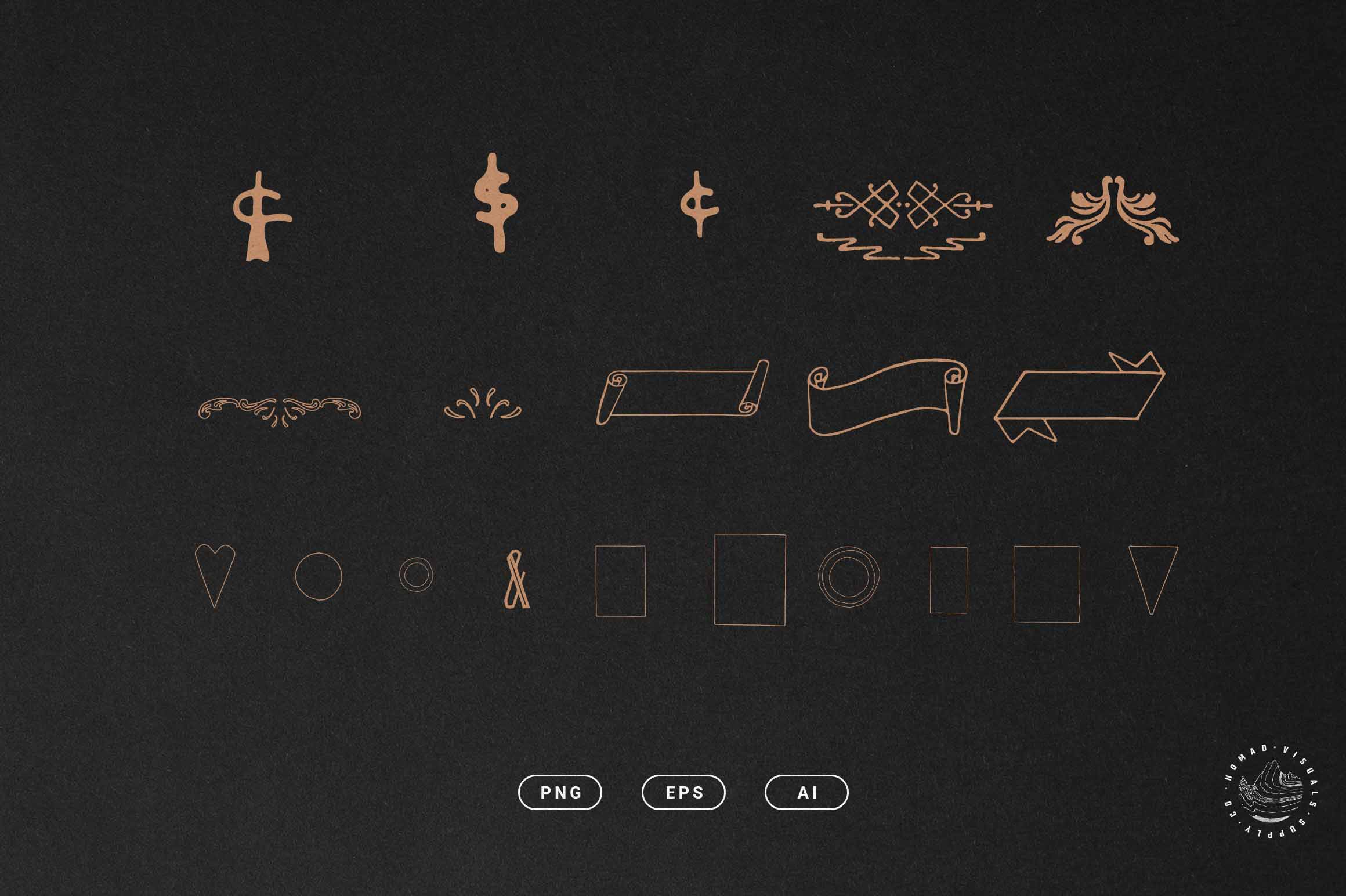 Vintage Logo Creator Kit