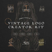 Vintage Logo Creator Kit