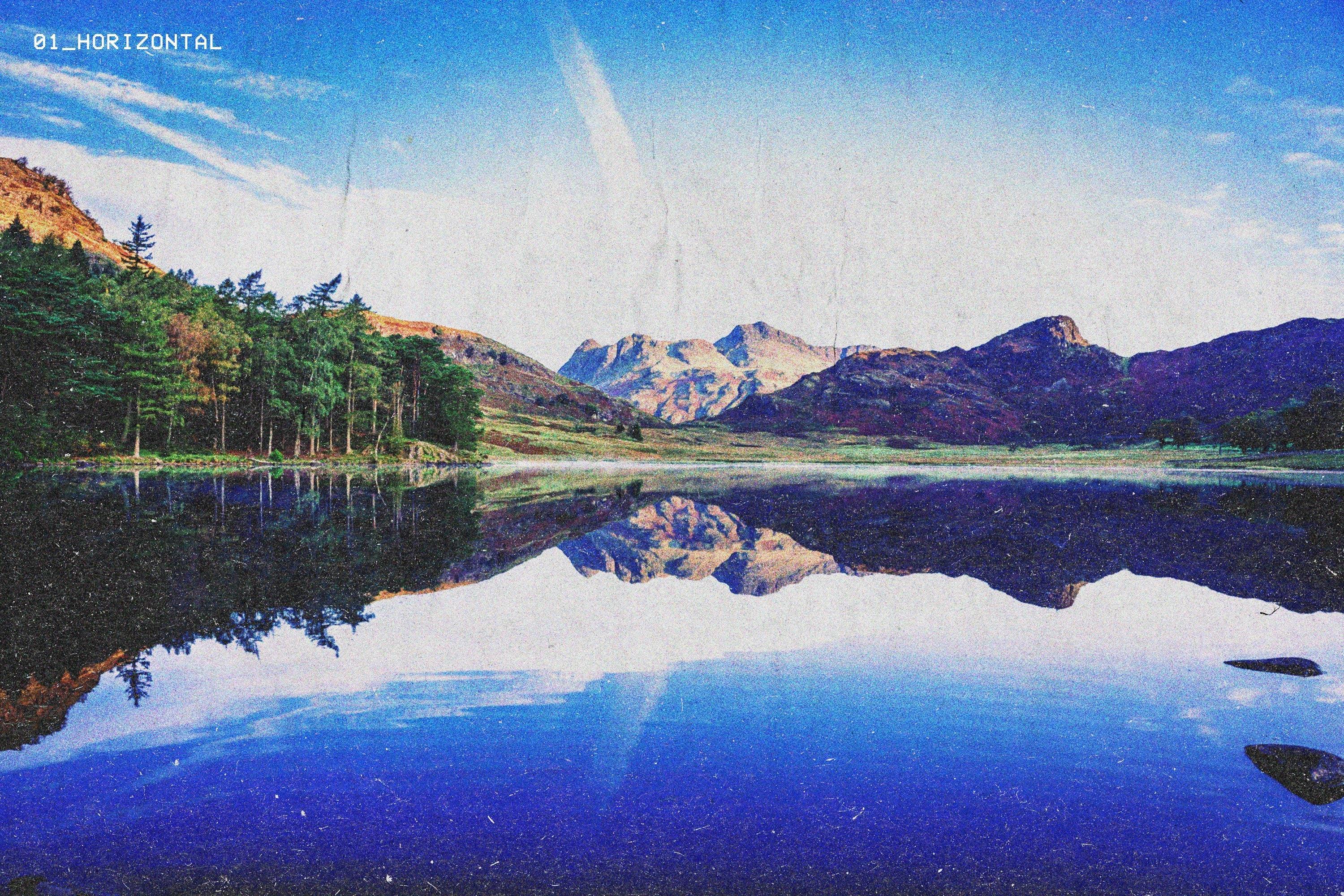 Vintage Postcard Press Effect