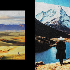 Vintage Postcard Press Effect