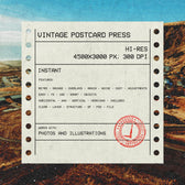 Vintage Postcard Press Effect