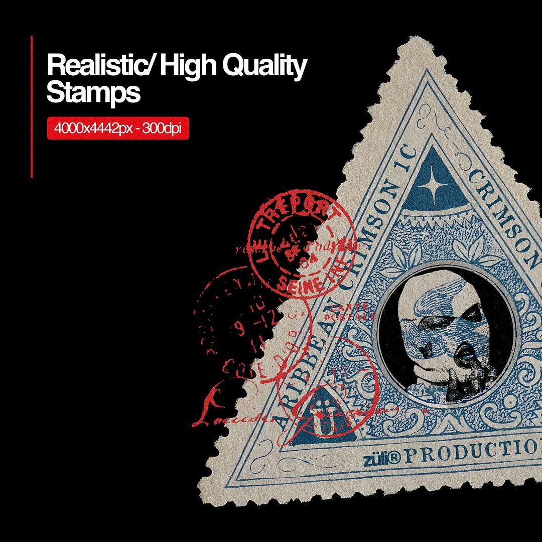 Vintage Stamps Mockups Pack