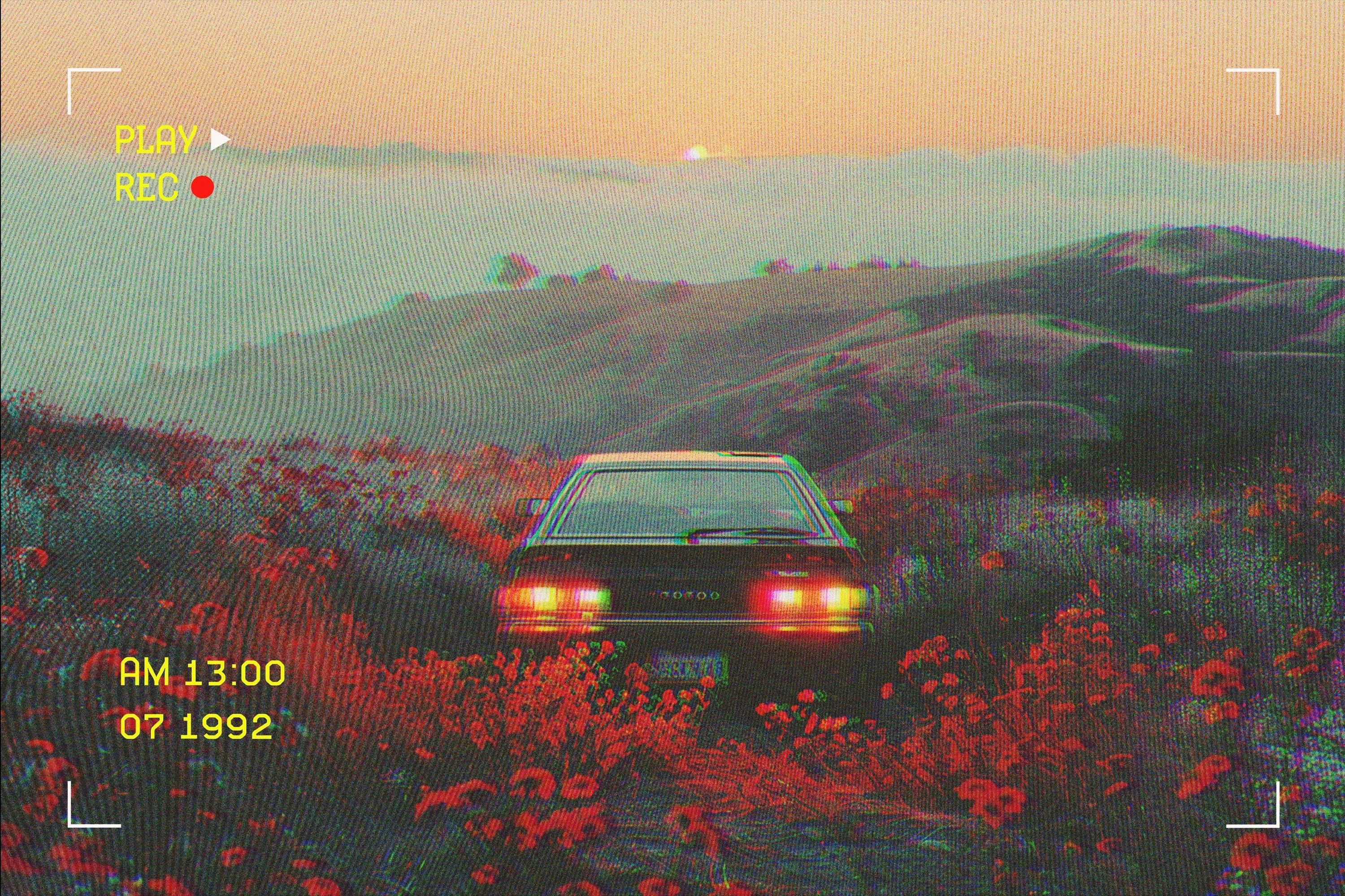 Vintage VHS Tape Photo Effect