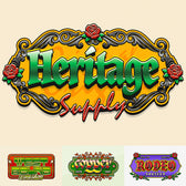 Vintage Western Ornamental Text Effect