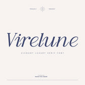 Virelune Elegant Luxury Serif Font