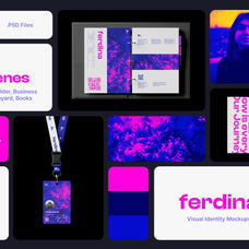 Visual Identity Mockup Ferdina