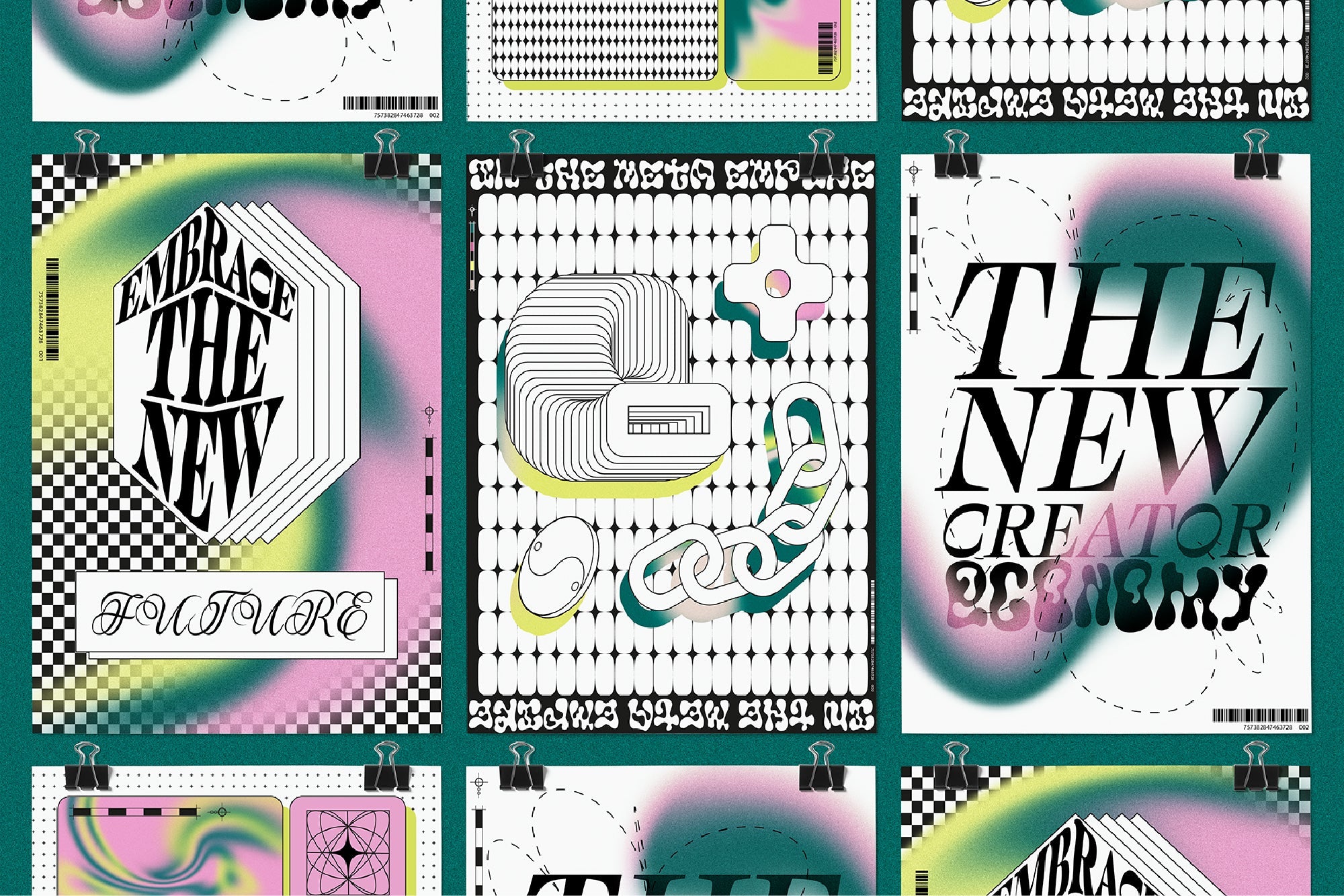 VIVID JADE Gradient Set