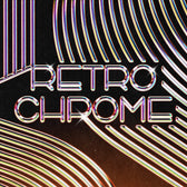 Vivid Retro Style Chrome Effect