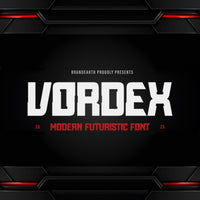 Vordex Modern Futuristic Font