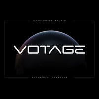 Votage Futuristic Typeface Font