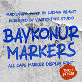 VT Baykonur - Markers Font