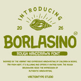 VT Borlasino Handcrafted Vintage Font