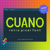 VT Cuano – Retro Pixel Font