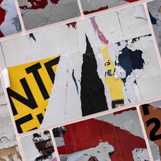 Walls of Berlin Torn Paper Textures