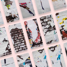 Walls of Berlin Torn Paper Textures