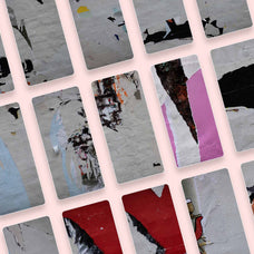 Walls of Berlin Torn Paper Textures