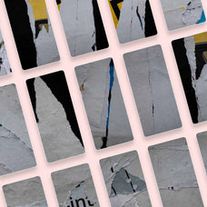 Walls of Berlin Torn Paper Textures