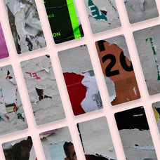 Walls of Berlin Torn Paper Textures