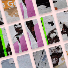 Walls of Berlin Torn Paper Textures