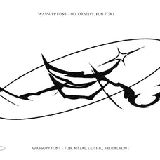 Wassupp Font - Brutal Bold Font