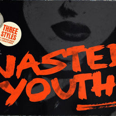 Wasted Youth: A 90s Grunge Brush Font