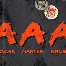 Wasted Youth: A 90s Grunge Brush Font