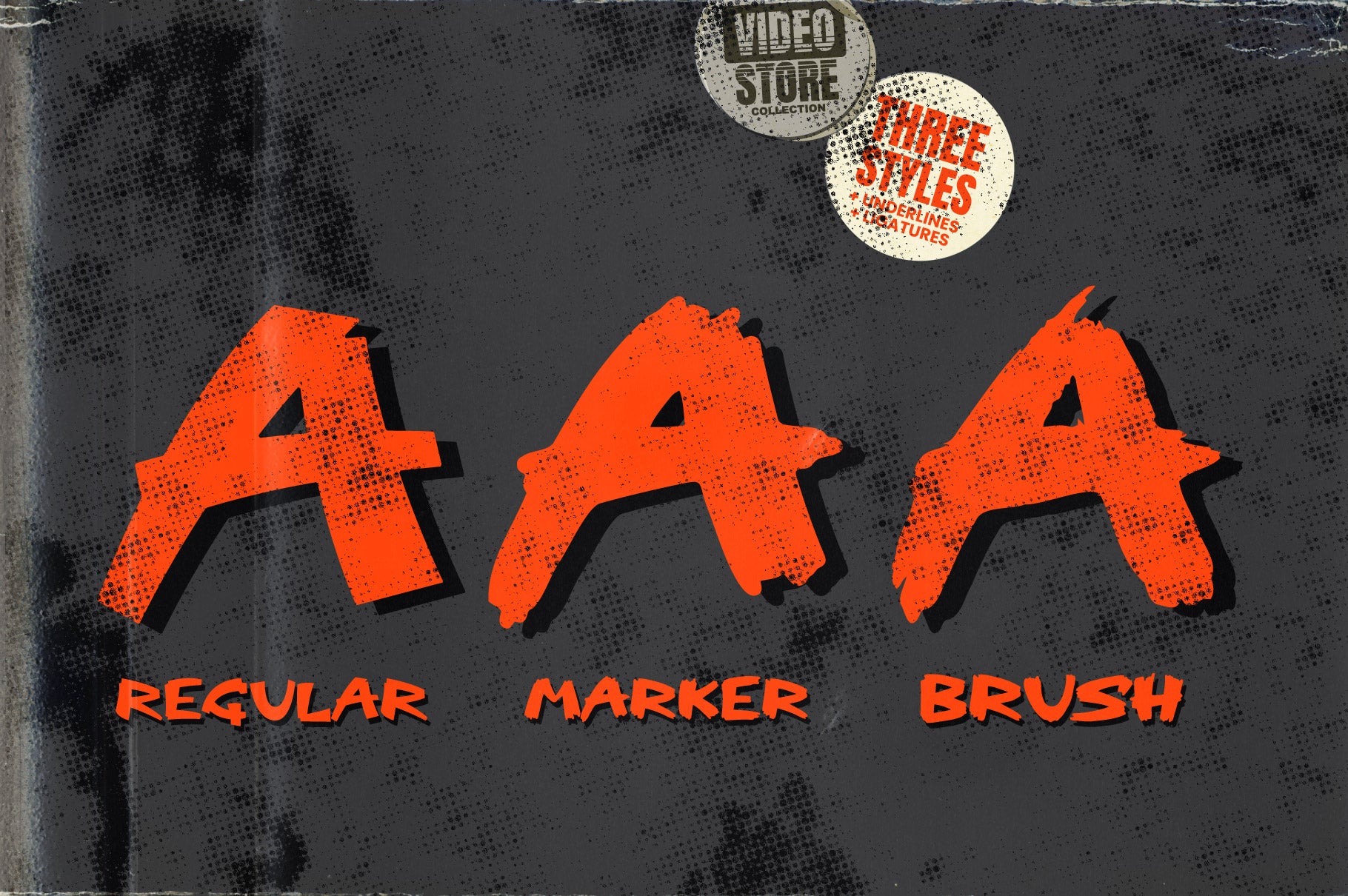 Wasted Youth: A 90s Grunge Brush Font