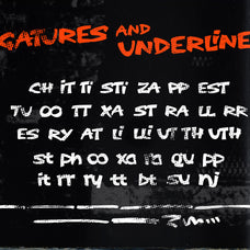 Wasted Youth: A 90s Grunge Brush Font