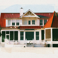 Watercolor Photo Template