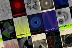 Lignes de vagues - 100 formes vectorielles - image 2
