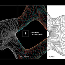 Wave Lines - 100 Vector Shapes