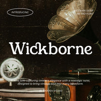 Wickborne Modern Serif Retro Font