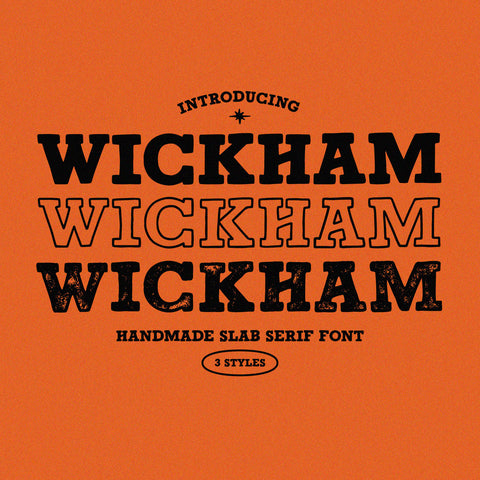 WICKHAM - Handmade Slab Serif Font