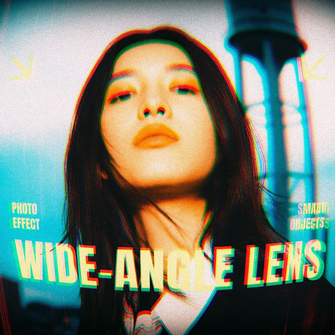 Wide-Angle Lens Photo Effect