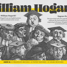 William Hogarth Procreate Kit