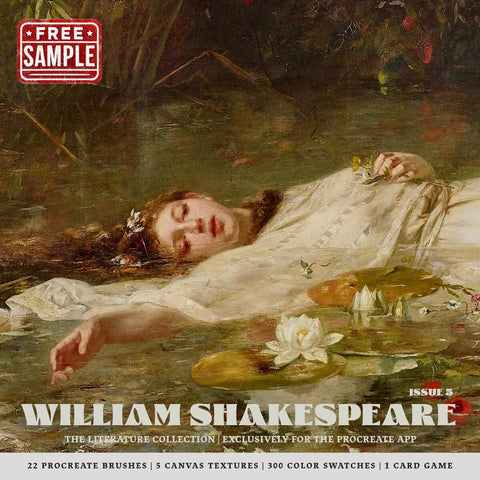 William Shakespeare Procreate Kit (Free Download)