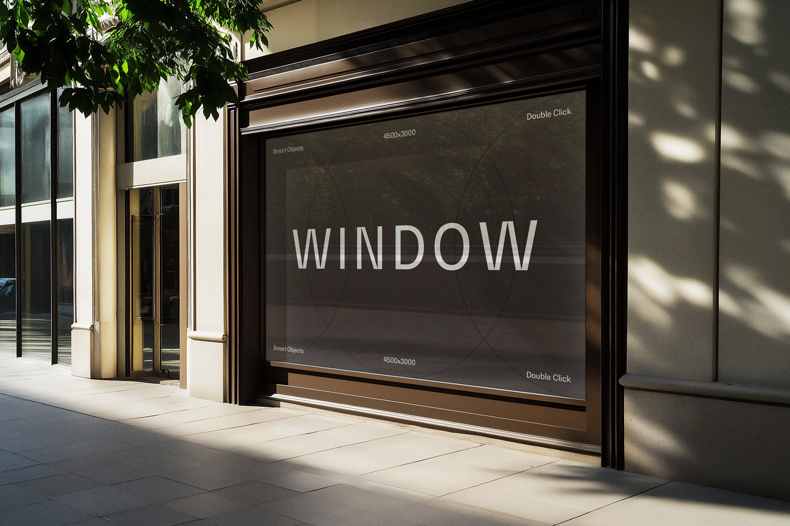 Window Banner Mockup