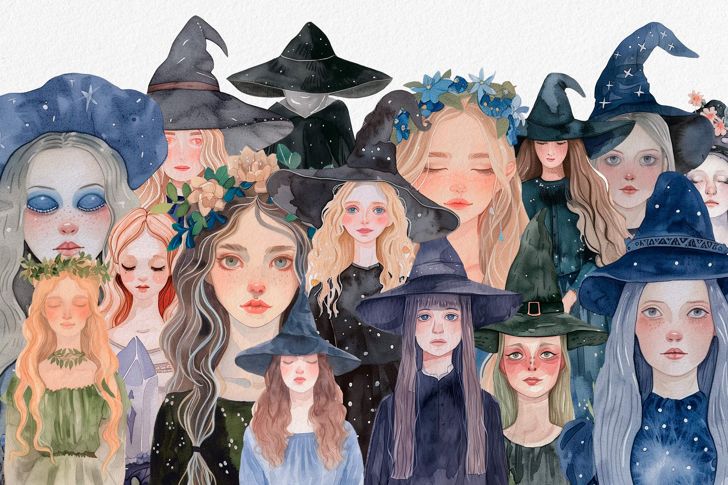 Witchcraft: Watercolor Graphics Collection