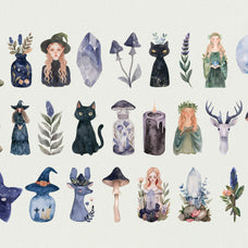 Witchcraft: Watercolor Graphics Collection