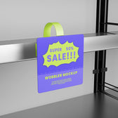 Wobbler Shelf Talker Mockup Square