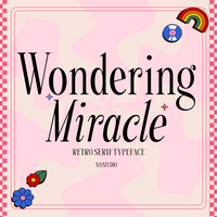 Wondering Miracle - Stylish Retro Serif Font