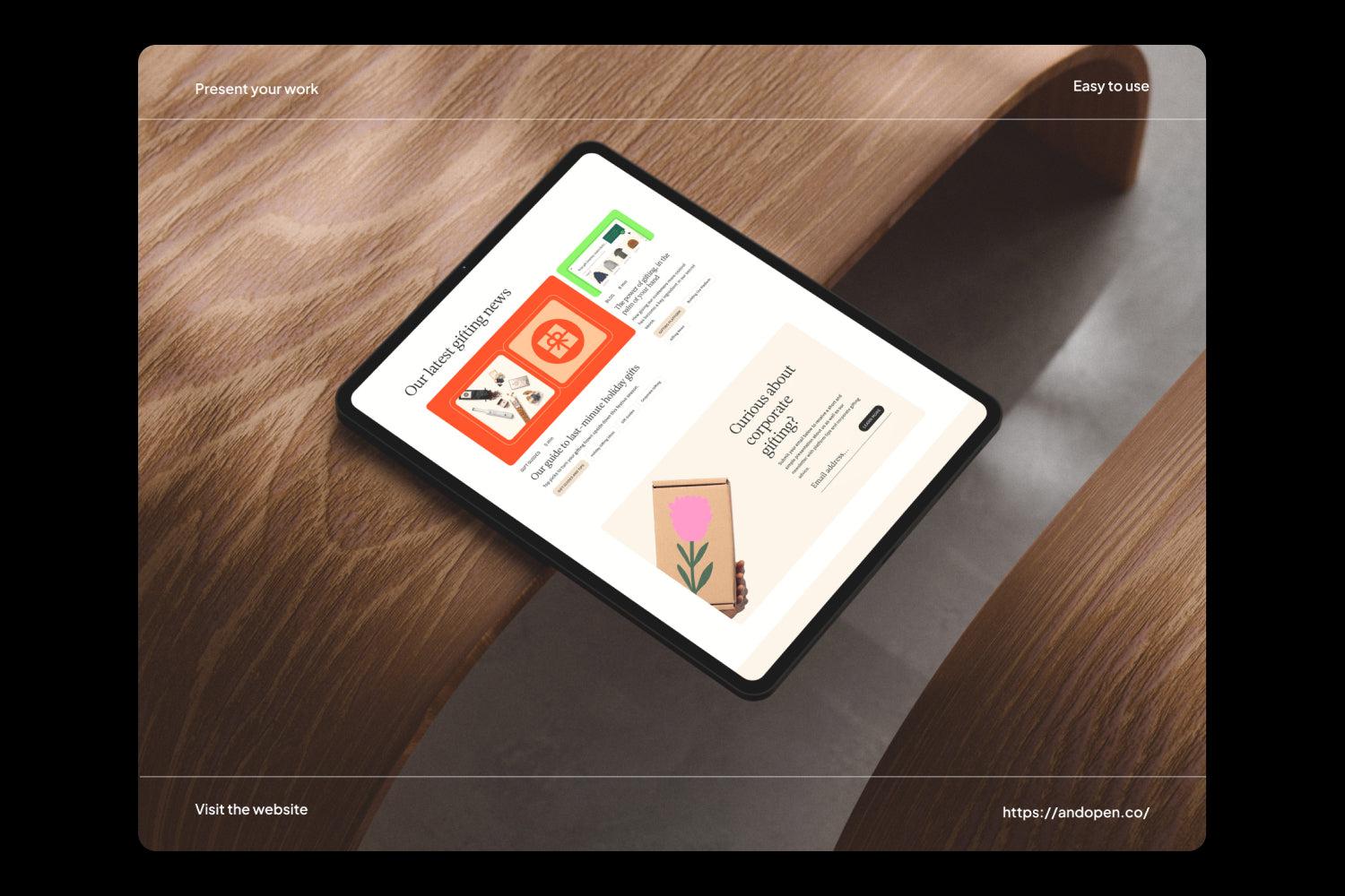 Woody iPad Mockups