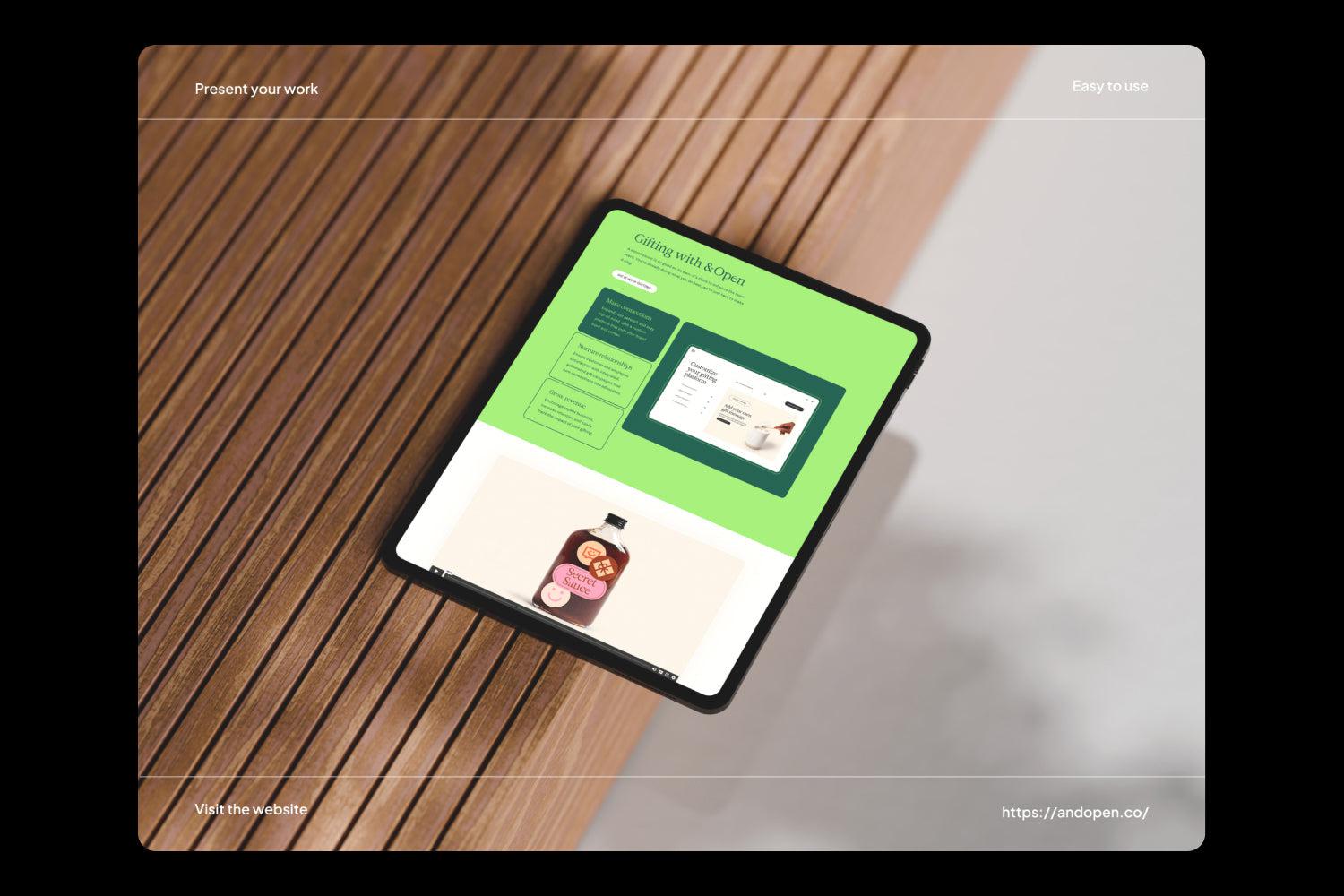 Woody iPad Mockups