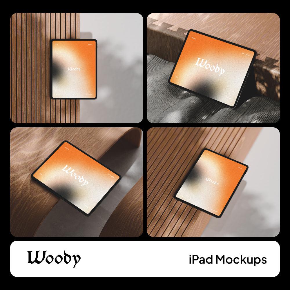 Woody iPad Mockups