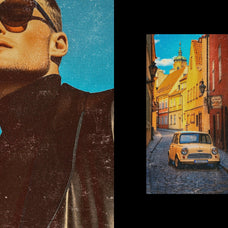 Worn Old Book Photo Effect
