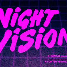 X-Rental - 1980s Retro Horror Font