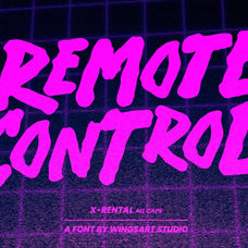 X-Rental - 1980s Retro Horror Font
